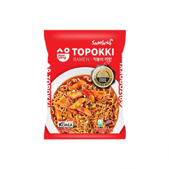 Лапша быстрого приготовления Самянг Хот Чикен Рамен с соусом токпокки, 80 г оптом  