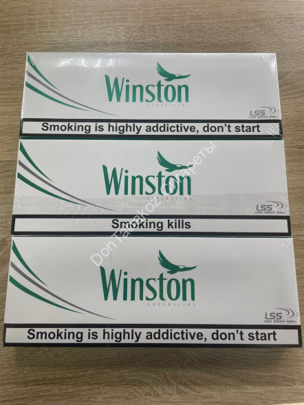 СИГАРЕТЫ ВИНСТОН СУПЕР СЛИМС МЕНТОЛ (Winst0n SUPER SLIMS FRESH MENTHOL) Оптом
