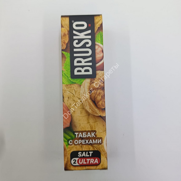 Жидкость BRUSKO SALT 50мг Табак с Орехами 35мл  Оптом 