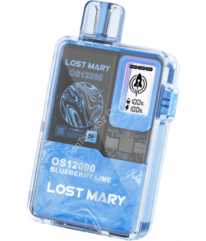 Электронная сигарета Lost Mary OS12000 Черника лайм 20мг ОПТОМ    