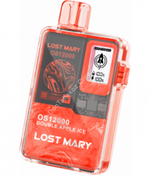 Электронная сигарета Lost Mary OS12000 Двойное яблоко лед 20мг ОПТОМ