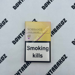 Сигареты Sobranie Gold NANO оптом