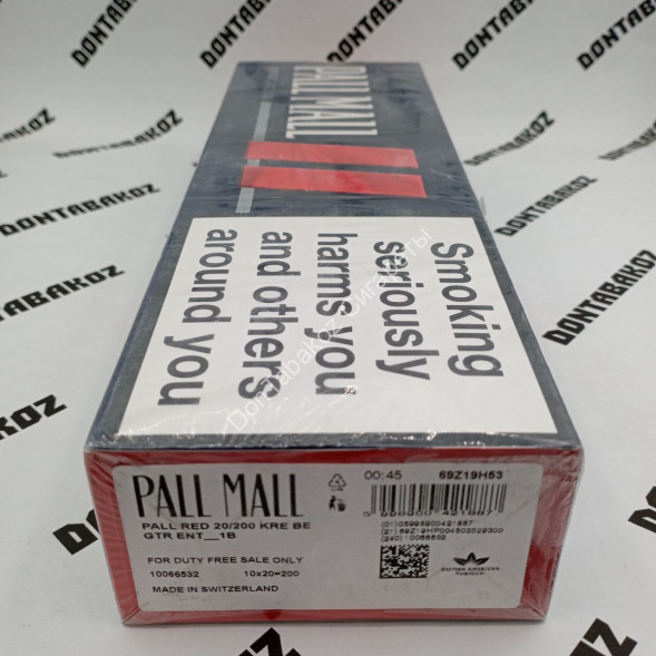 Сигареты Pall&amp;Mall Red Duty Free Швейцария Оптом