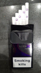 Сигареты Line X QS (компакт) с кнопкой Bluberri оптом