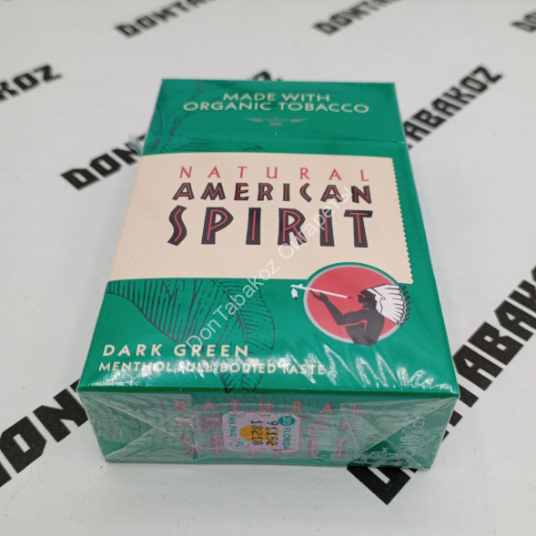 Сигареты American Spirit Dark Green Menthol Оригинал США Оптом