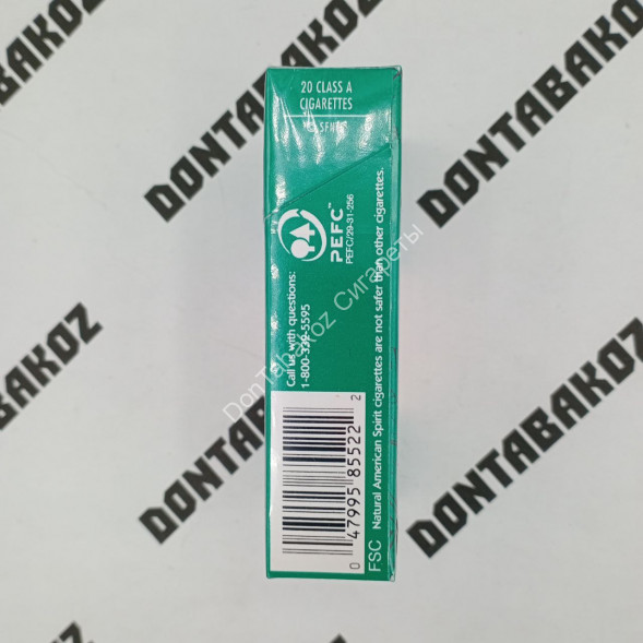 Сигареты American Spirit Dark Green Menthol Оригинал США Оптом