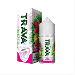 Жидкость для вейпа TRAVA STRONG Арбуз-гуава 30 мл оптом