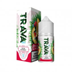 Жидкость для вейпа TRAVA STRONG Малина-дыня-лед 30 мл оптом