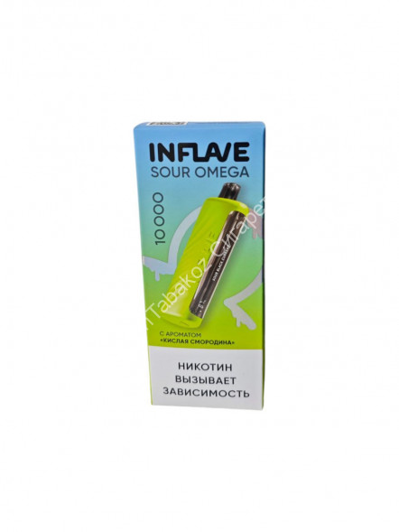 Электронный сигарета INFLAVE OMEGA 10000 Кислая смородина 20мг ОПТОМ   