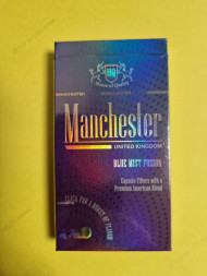 Сигареты Manchester (Манчестер) Blue Mist Fusion Superslims оптом