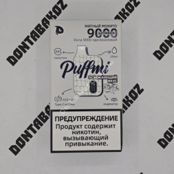 Электронная сигарета Puffmi Dura 9000 Мятный мохито 20 мг ОПТОМ