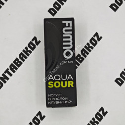 Жидкость Fummo Aqua Sour Йогурт с кислой клубникой 30мл ОПТОМ