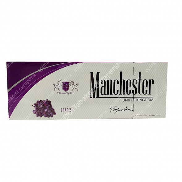 Сигареты Manchester (Манчестер) Grapes Superslims МИКС