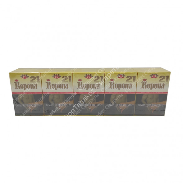 Сигареты Корона 21 Желтая МИКС