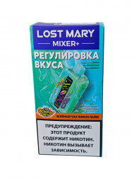 Электронная сигарета Lost Mary Mixer+ 25000 Зеленый чай лимон лайм 20мг ОПТОМ