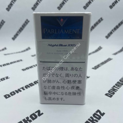 Сигареты Парламент (Parliament) Night Blue 100s Japan Оригинал оптом
