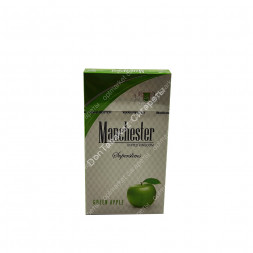 Сигареты Manchester (Манчестер) Green Apple Superslims оптом