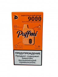 Электронная сигарета Puffmi Dura 9000 Энергетический взрыв 20мг ОПТОМ