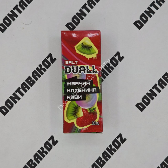 Жидкость Duall Жвачка клубника киви HARD 30мл ОПТОМ          