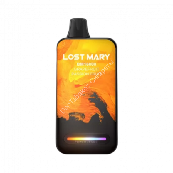 Электронная сигарета  Lost mary  BM 16000 Грейпфрут-Маракуйя  20мг (2%) оптом    