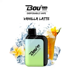 Электронная сигарета Bou pro mini 600 vanill latte оптом