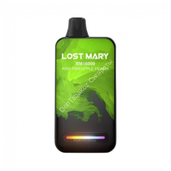 Электронная сигарета  Lost mary  BM 16000 Киви ананас персик 20мг (2%) оптом 