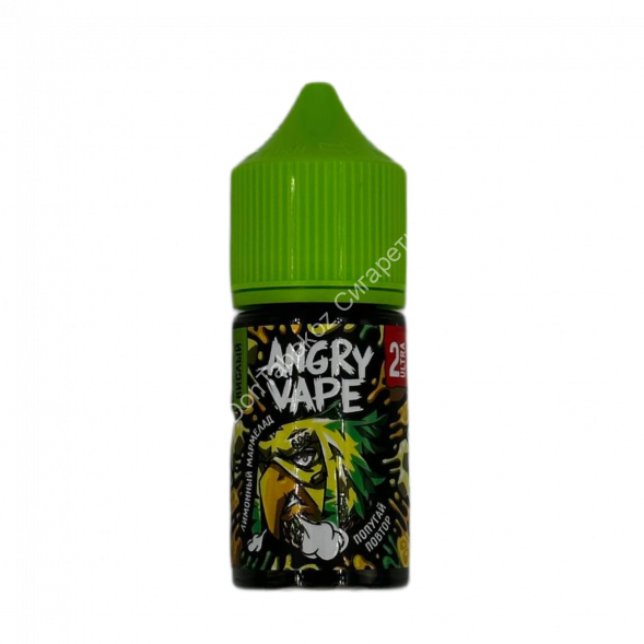 Жидкость для вейпа Angry Vape Лимонный Мармелад 30 мл. оптом       