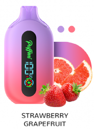 Электронная сигарета Puffmi Pure клубника грейпфрут 12000 затяжек 20мг (2%) оптом  