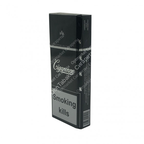 Сигареты Sigarone Black Super Slims оптом