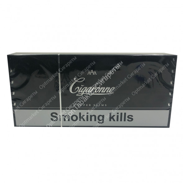 Сигареты Sigarone Black Super Slims оптом