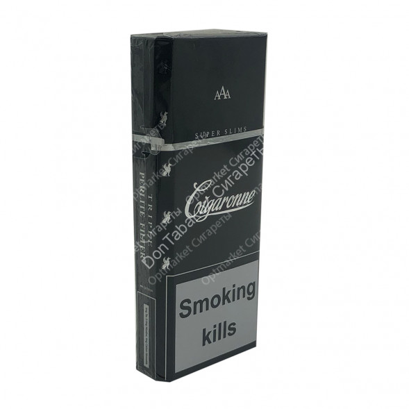 Сигареты Sigarone Black Super Slims оптом
