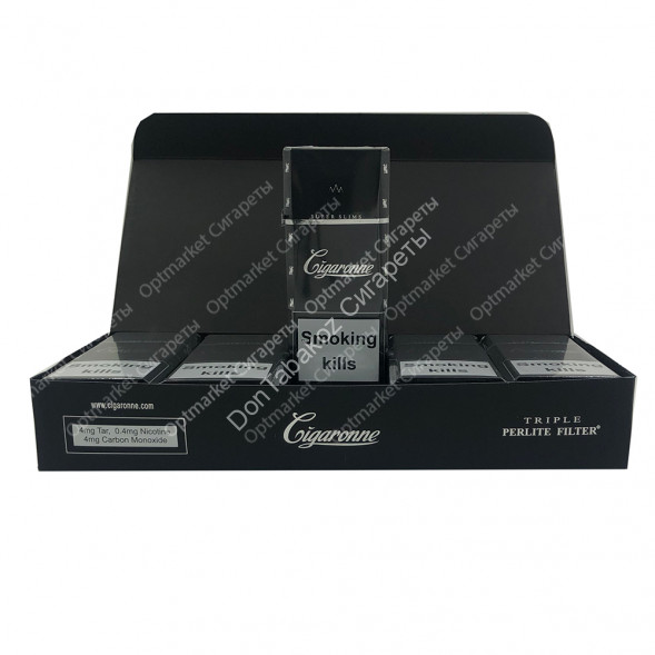 Сигареты Sigarone Black Super Slims оптом