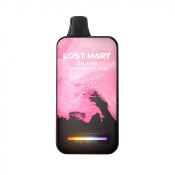Электронная сигарета  Lost mary  BM 16000 Клубника киви 20мг (2%) оптом 