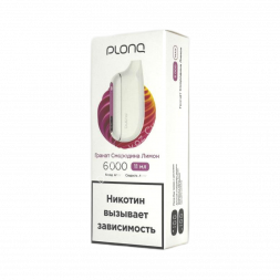 Электронная сигарета PLONQ MAX 6000 Гранат смородина лимон 20мг ОПТОМ      