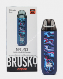 Под система Brusko Minican 3 700 mAh Морской оптом