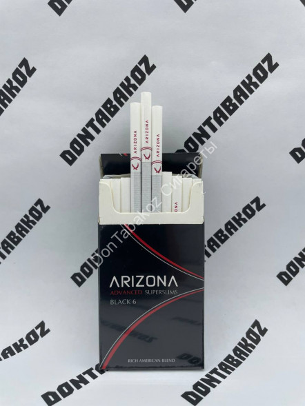 Сигареты Arizona Advanced Superslims Black 6 Оптом