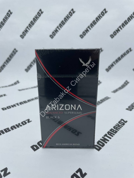 Сигареты Arizona Advanced Superslims Black 6 Оптом