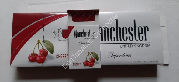 Сигареты Manchester (Манчестер) SuperSlims Cherry оптом