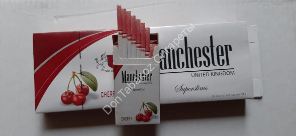 Сигареты Manchester (Манчестер) SuperSlims Cherry оптом