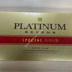 Сигареты Платинум Севен (Platinum Seven) Special Gold Super Slim Оптом