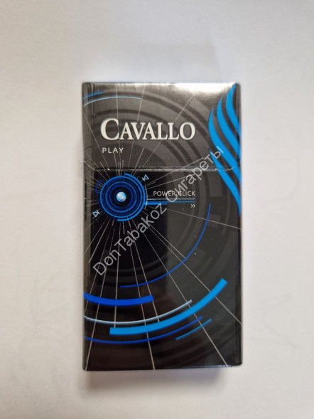 Сигареты Cavallo Play Blue (кнопка) оптом