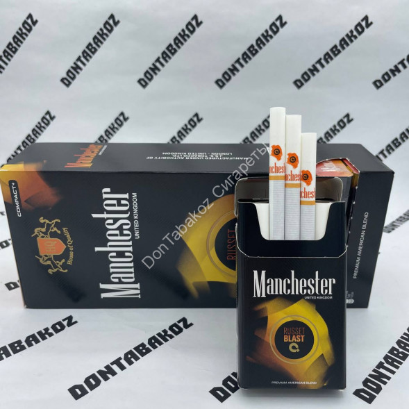 Сигареты Manchester (Манчестер) Russet Blast Оптом