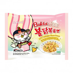 Лапша быстрого приготовления Самянг с острой курицей и кремом-карбонара 140г оптом